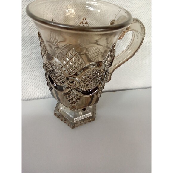 Avon Smoke Brown 1876 Cape Cod Collection Pedestal Coffee Mug Cup Irish Retro - Picture 6 of 9